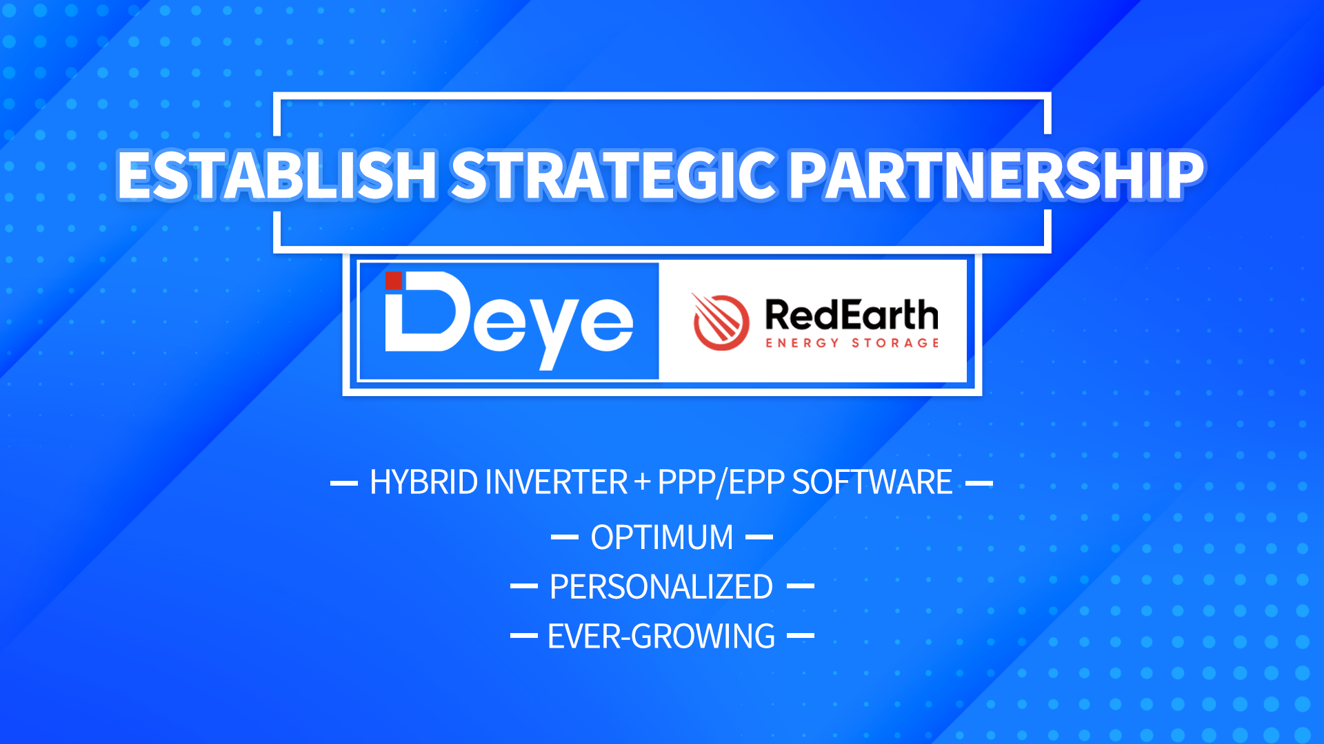 Deye und Reseearth geben strategische Partnerschaft im Südpazifik bekannt