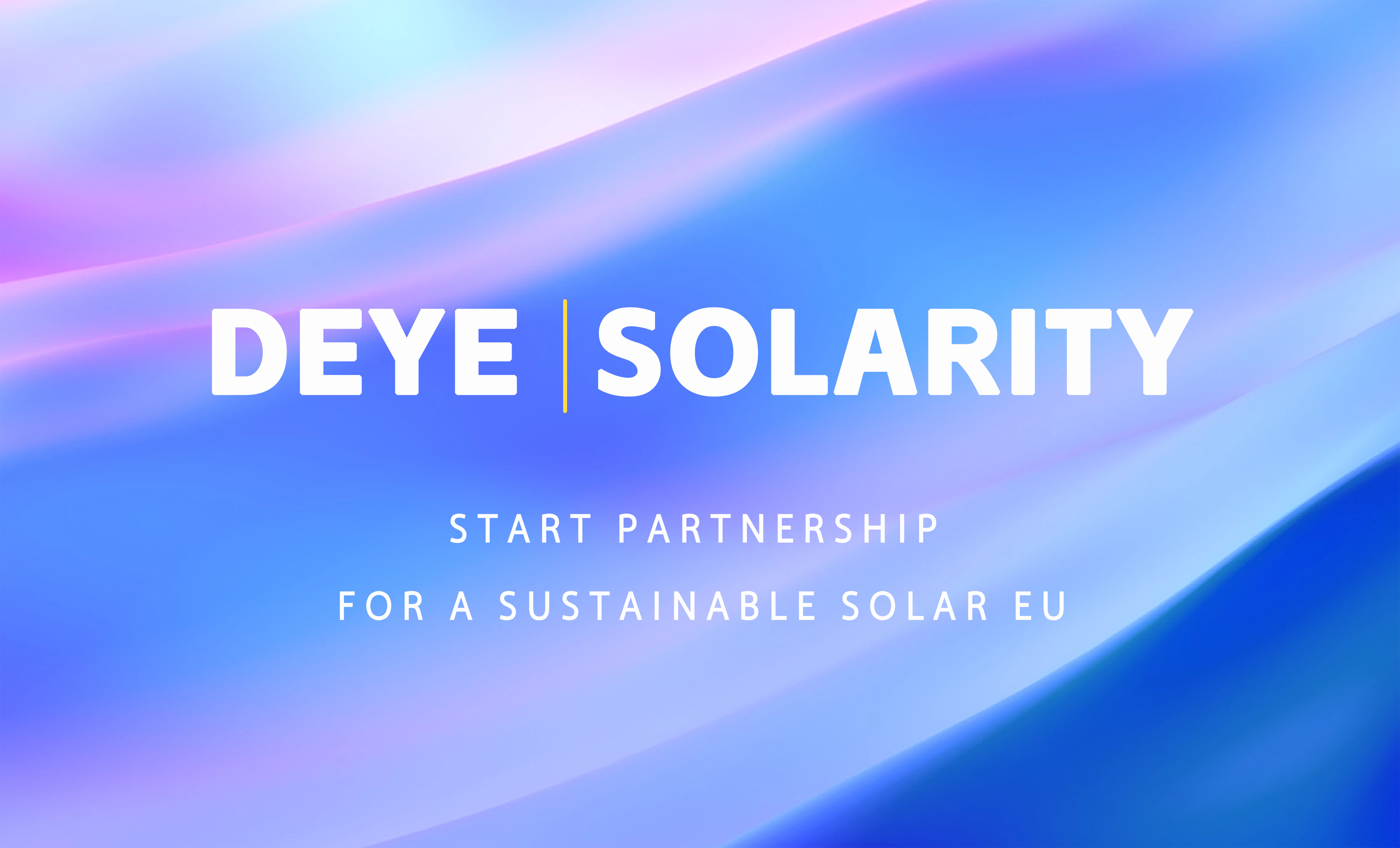 Deye & Solarity: Beginnen Sie eine Partnerschaft für eine nachhaltige Solar -EU